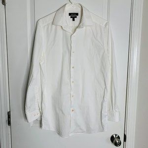 Apt 9 Button Down Stretch Slim Fit M15.5